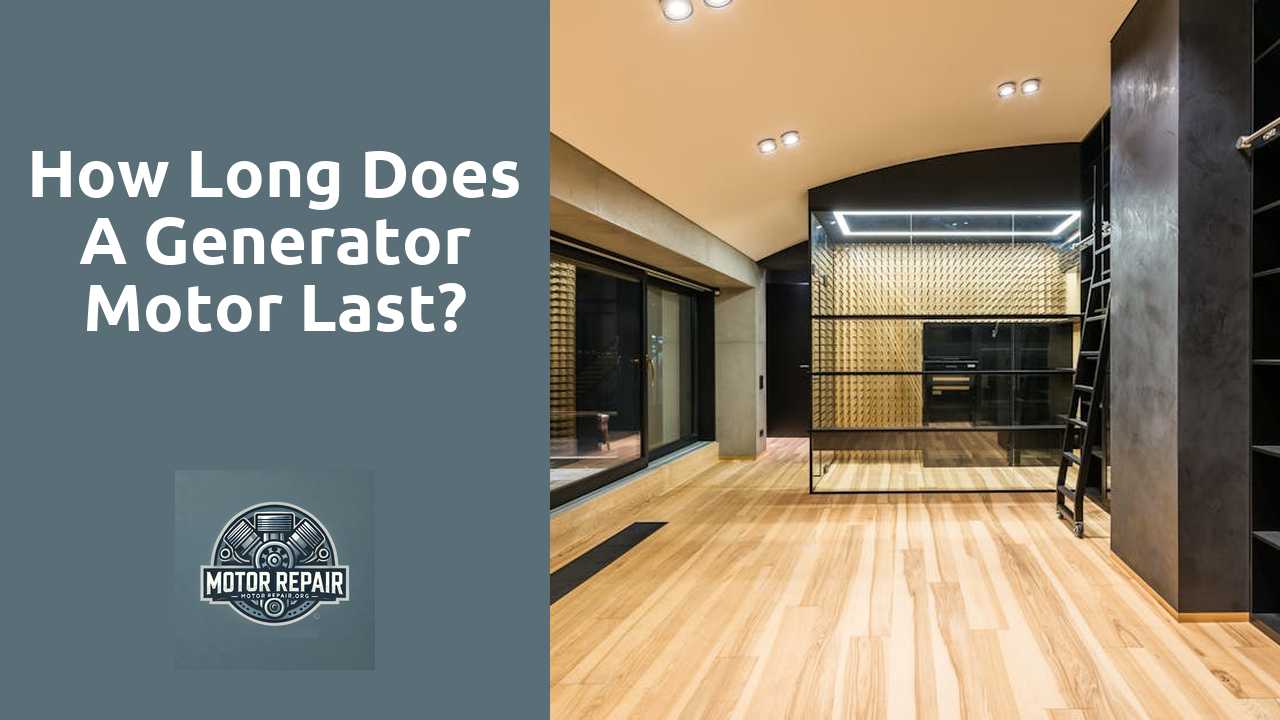 How long does a generator motor last?