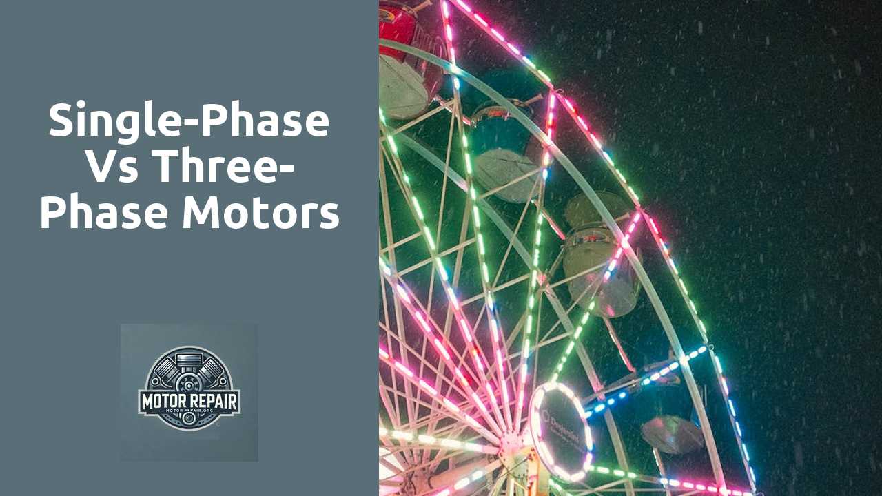 Single-Phase vs Three-Phase Motors  